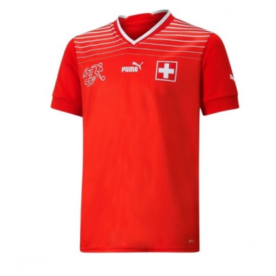 Pánský Fotbalový dres Švýcarsko Breel Embolo #7 MS 2022 Domácí Krátký Rukáv